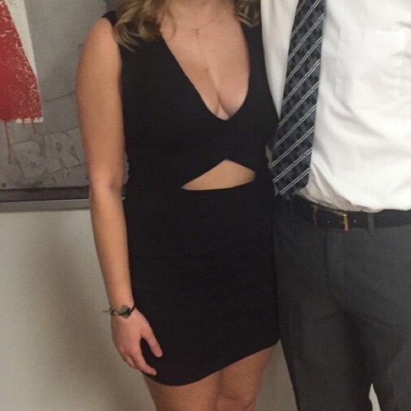 Lulus Little Black Dress With Cut-Out